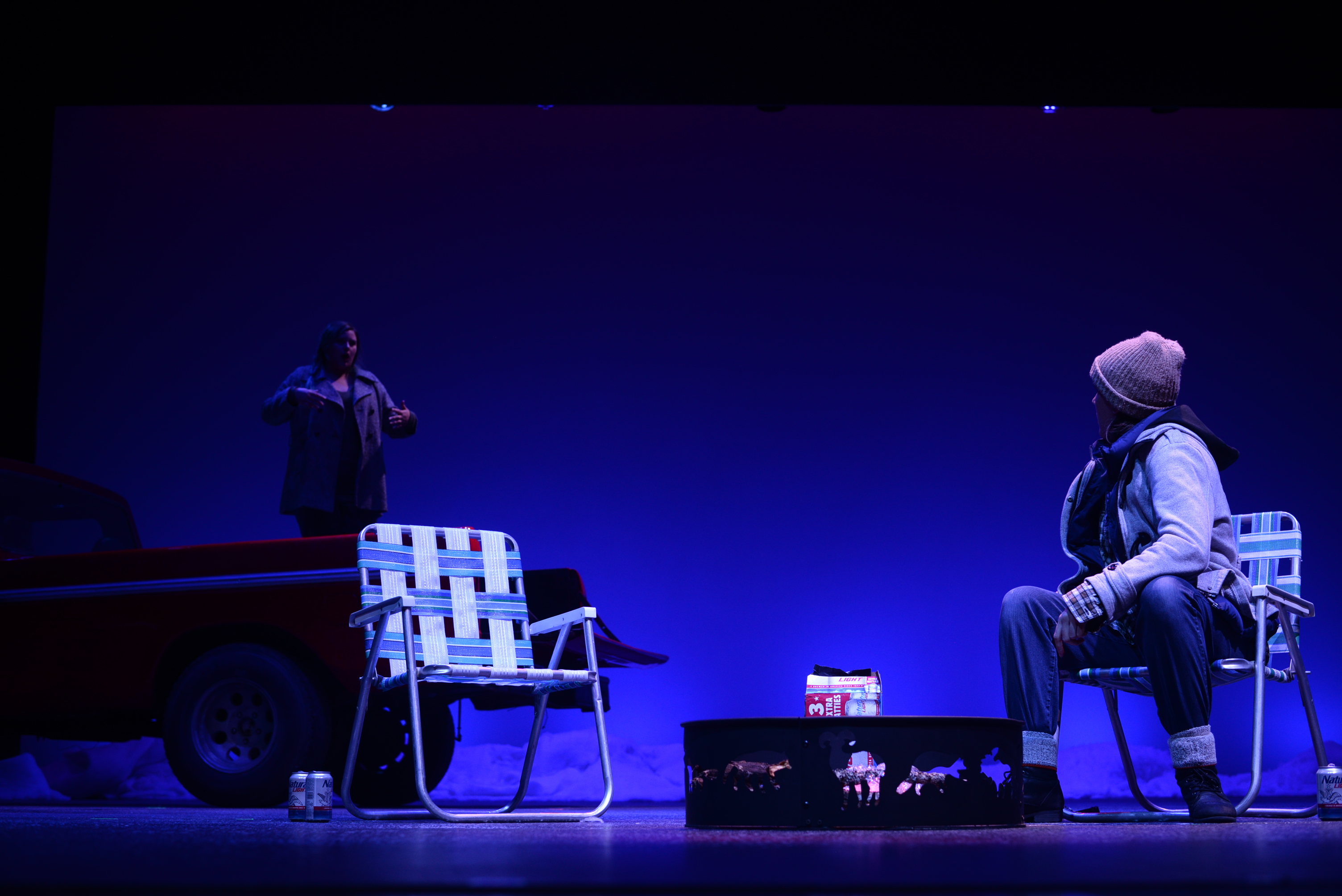 Almost, Maine
Chipola College, Marianna, Florida
Playwright - John Cariani
Director - Charles Sirmon
Scenic/Lighting Design - Constance R Smith
Costume Design - Zac West
Technical Direction - Constance R Smith
Photos - Joseph Daniel Williams