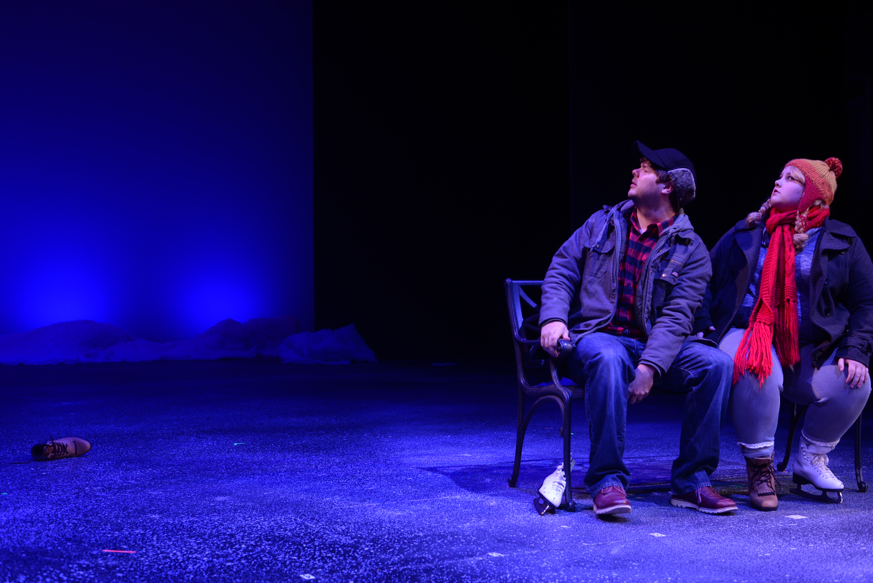 Almost, Maine
Chipola College, Marianna, Florida
Playwright - John Cariani
Director - Charles Sirmon
Scenic/Lighting Design - Constance R Smith
Costume Design - Zac West
Technical Direction - Constance R Smith
Photos - Joseph Daniel Williams